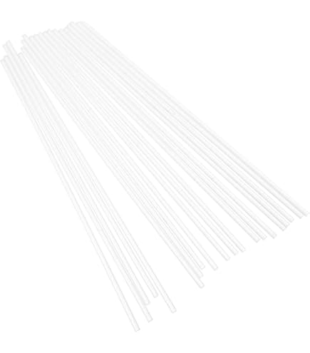 Tige En Acrylique Transparent - Diamètre 15 Mm, Longueur 1 Mètre - Pour Bricolage, Modélisme, Décoration