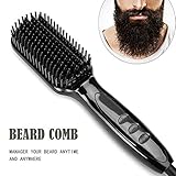 Fancartuk Hommes Rapide Barbe Lisseur Irons Lisseur Outils De Cheveux avec Un Beard LCD Styling Démêlant Redressage