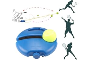 JASFYEE Tennis Trainer Set, Suitable for Children and Adults, Outdoor, Garden, Park Sports Games, Self-Study Practice Training Tools, Adult Single Training, Children Players, Beginner Training Equipment