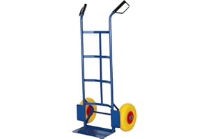 Rhino Racking - Heavy Duty Sack Truck in Blue - Reinforced Industrial Steel - Max Load 325kg
