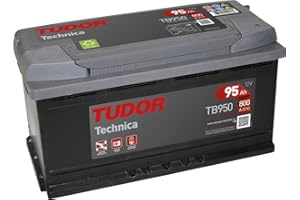 Tudor TB950 Batería de coche de Plomo Calcio 95Ah 800A, Gama Technica, para Automóvil de turismo