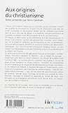 Image de Aux origines du christianisme