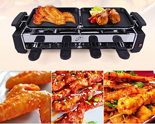 Goank Amazing Electric Smokeless Barbecue Grill And Tandoor - Now With Frying And Roasting Function