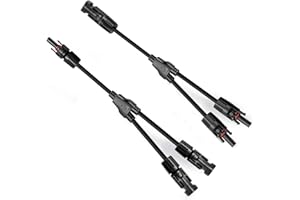 WBGADAM Connettori a Y del Pannello Solare, Solare Pannello Cavo Connettori MMF/FFM, Connettore parallelo a Y connettori Solar PV cavo solare cavo connettore