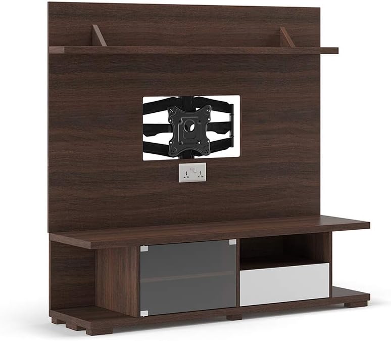 Urban Ladder Iwaki Swivel 59" TV Unit - Floor Standing (Finish - Dark Walnut)