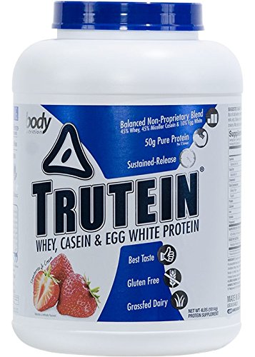Body Nutrition Trutein Strawberries and Cream, 4 lb