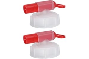 VIMMVID 2 Stück Kanister Zapfhahn Auslaufhahn Dosierhahn DIN61 Set, Auslaufhahn Kanister Geeignet für Wasserkanister Mit Hahn Haushaltswassertanks, Nährstofflösungen für Gartenbaupflanzen Wasser