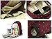LCY Perfect Pockets Backpack Baby Changing Bag Wine Dots