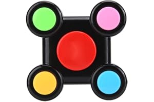 ZERODIS Juguete de Memoria para niños, interacción de plástico, música Inteligente, Juego de Entrenamiento de Memoria, Juguete Educativo para niños y niñas de 3, 4, 5, 6, 7, 8 (Doble Mano)