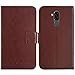 Produktbild TienJueShi Brown Flip Book-Style Brief Leder Tasche Schutz Hulle Handy Case Abdeckung Fall Wallet Cover Etui Skin Fur Meiigoo S8 6.1 inch