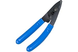 Elfcam® - Pince à Dénuder 3 Coupes, FTTH Outils pour Dénuder et Décaper pour 2 Gaines de Fibre 125μm à 900μm une Fois, CS-2
