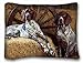 Produktbild Custom Characteristic ( Dogs Pointer ) Pillow Cushion Case Cover One Sides Printed 20x26 Inches suitable for X-Long Twin-bed PC-Bluish-50465