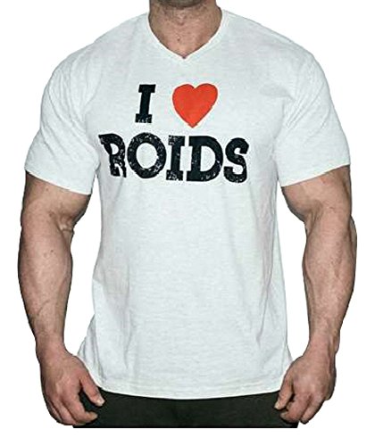 Preisvergleich Produktbild Hardgainer Crew T-Shirt Shirt Trainingsbekleidung Bodybuilding Herren Tanktops (XL, ROIDS T-Shirt)