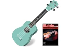 Classic Cantabile US-100 TQ Sopran-Ukulele Türkis SET inkl. Lernheft