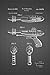 Produktbild JP London spmurjsglt09 Zukunft Star Phaser Ray Gun Alien Trek Ziegelsteinwand abnehmbarer Vintage Schwarz Grid Poster Patent Art at 91,4 x 61 cm