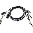 ATEN 1.8M USB HDMI KVM Cable with Audio 2L-7D02UH
