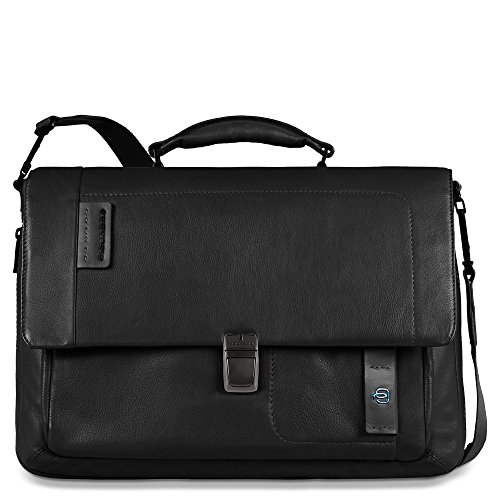 Preisvergleich Produktbild Piquadro CA3111P15 Messenger-Tasche, Linie Pulse, schwarz (schwarz) - CA3111P15 / N