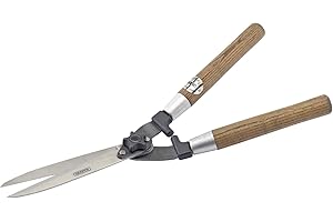 Draper 36791 Heritage Cisailles de Jardin à Bords Droits avec FSC poignée de Cendre certifiée 230 mm