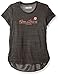 Produktbild Levelwear NHL Anaheim Ducks Damen Lux kursiv Active Tee, Damen, Lux Cursive Active Tee, Heather Black, Large