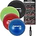 Produktbild Gymnastikball inkl. Pumpe 55 cm - 105 cm Sitzball - Fitnessball inkl. Übungsposter Medizinball (65 cm, Blau)