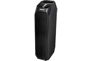 Toshiba Purificador de aire CAF-Z45FR 3 en 1 Air Purifier con filtro HEPA H13, CADR 228 m³/h, filtro de carbón activo, luz UV, 99,7% de efecto de filtración de pelo de animales, polen, polvo