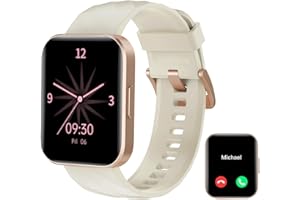 RUIMEN Smart Watch for Women Men Smart Watches with Call Function Fitness Tracker Watch with Heart Rate Monitor Pedometer Oximeter Sleep Tracker Waterproof Smartwatch Answer/Make Calls for Android iOS