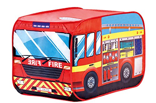 Preisvergleich Produktbild Bino 82815 - Feuerwehrauto, Spielzelt, rot