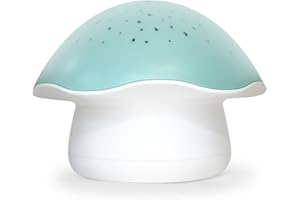 Pabobo - Proyector musical cielo estrellado con sensor de ruido y llanto para niños setas 0+