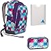 Produktbild Satch SLEEK Hurly Pearly 3er Set Schulrucksack + Schlamperbox + Stylerbox