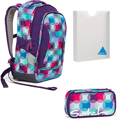 Preisvergleich Produktbild Satch SLEEK Hurly Pearly 3er Set Schulrucksack + Schlamperbox + Stylerbox