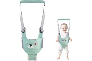 Camminare Assistente Per Bambino, Liesun Cintura Bimbo, bretelle primi passi, Detachable Bretelle di Sicurezza per Bambino Sostegno Portatile, per Aiutarlo a Camminare Cintura Protettiva(verde)