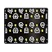 Produktbild meniony Mouse Pad with Stitched Edges,Halloween Owls and Bats Non-Slip Rubber Base Mousepad for Laptop