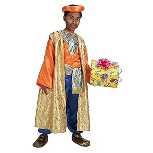 DISFRAZ DE REY BALTASAR LUJO INFANTIL 8-10