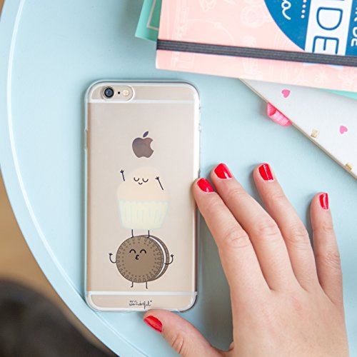 Mr  Wonderful WOA03044 - Carcasa transparente para iPhone 6  dise  o Madalena