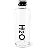 Orret Home 1000 مل زجاج بوروسيليكات ملون ماتارا مع غطاء &ndash; غطاء مفرغ مقاوم للتسرب ألوان مائية، خالي من مادة BPA، مقاوم للحرارة