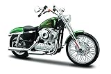 Pieza de colección: el modelo de motocicleta decorativo es un precioso para los coleccionistas vitrina y una necesidad para cualquier fan de Harley