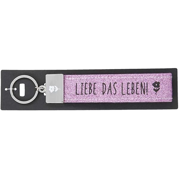 Depesche Schlüsselanhänger „Vergiss Mich Nicht“ – Pink, Mit „Prinzessin“ Schriftzug & Kronen-Gravur