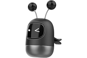 CLENP Désodorisant pour voiture - Robot de dessin animé - En silicone - Clip pour grille d'aération - Pour homme et femme - Cadeau d'anniversaire - C 6 cm x 6 cm x 3 cm