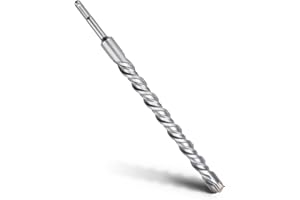 MOXPIFY SDS Plus - Broca para hormigón (22 x 310 mm, con 4 cortes de metal duro y doble hélice), para hormigón, piedra, piedra natural