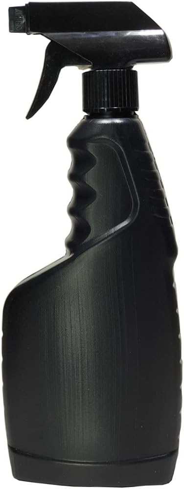 Paradise 10 adet 500 ml siyah renk polietilen spreyli boş şişe