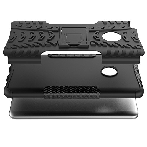 Xiaomi Mi Max 2 Funda   Anzhao Heavy Duty silicona h  brida con soporte C  scara de Cubierta Protectora de Doble Capa Funda Caso para Xiaomi Mi Max 2 Negro 