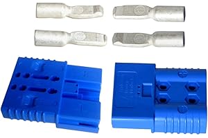 ANDERSON POWER PRODUCTS Anderson - Juego de enchufes para pilas (48 V, SBE, 160 amperios, 35 mm², SBX/E 1/0, 150 V, color azul)