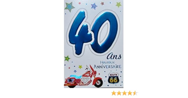 Age Mv 69 31 Carte Anniversaire 40 Ans Homme Motif Moto Route 66 Usa United States Of America Etats Unis Amerique Etoiles Stars Loisirs Creatifs Fournitures De Loisirs Creatifs Napravi Rs