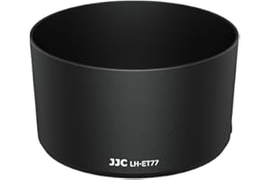 JJC ET-77 Gegenlichtblende Kompatibel mit Canon RF 85 mm F2 Makro is STM Objektiv + EOS R R5 R6 RP Ra C70 Kamera
