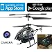 Produktbild iHelicopter mit Kamera - iCam Lightspeed Hubschrauber Mit Videokamera Android / iPad / iPhone gesteuerter i-Helicopter mit Kamera für Videos und Fotos