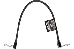 Ernie Ball Flex Patch Cable 30 cm - Negro - Único