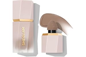 SHEGLAM Sun Sculpt Cool Toned Liquid Contour Stick Long Lasting Cream Bronzer Makeup - Soft Tan