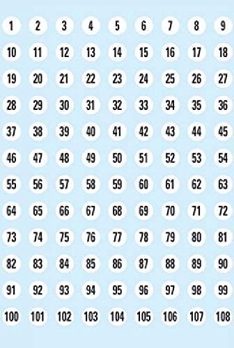 Preisvergleich Produktbild Zahlenetikett 12mm ws / sw 1-240 HERMA 4124