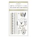 Metallic Gold and Silver Temporary Tattoos Various Designs (D1)