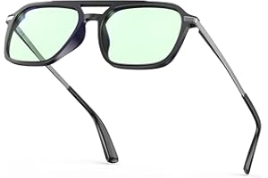 Goiteia blaulichtfilter brille damen herren-Leicht getönte Sonnenbrille UV-Schutz-Entlastet die Augen bei Computer und Digitalanwendungen-Ultraleicht und mit Federscharnieren für besseren Komfort